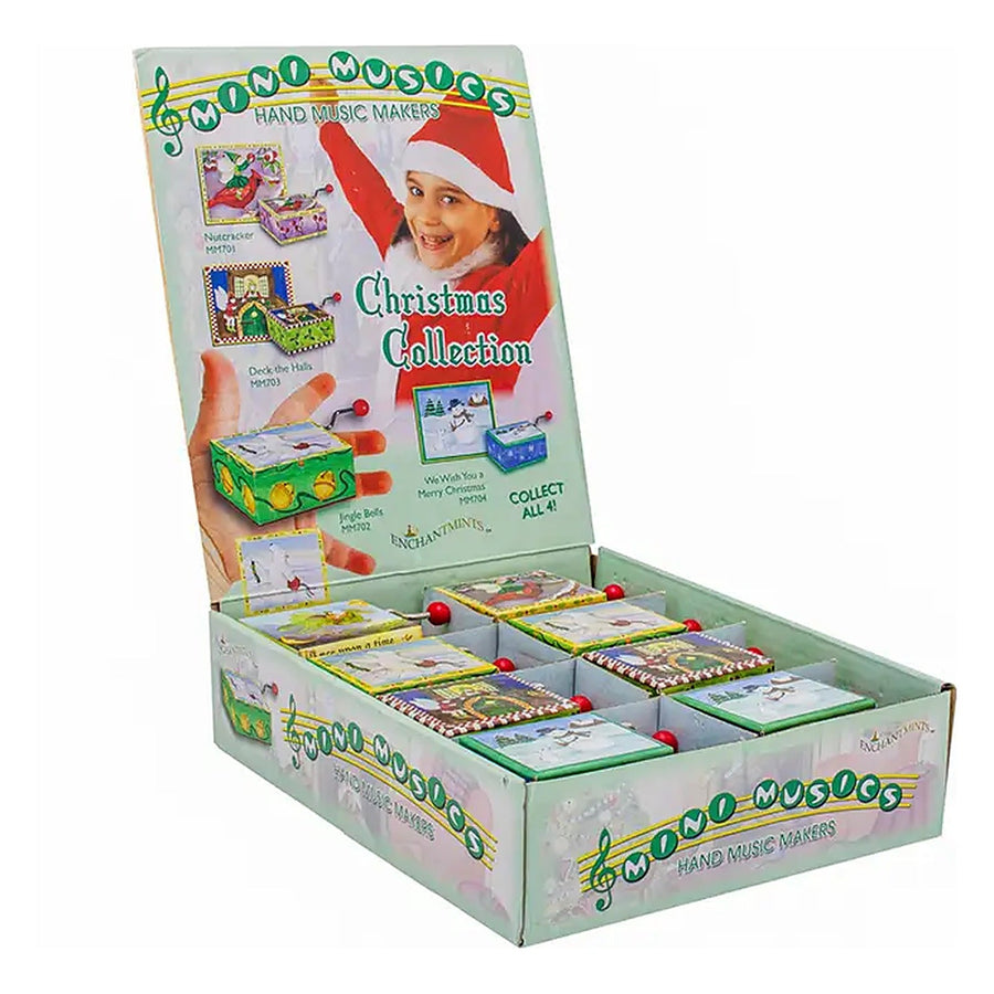 Christmas Mini Music Box 16-piece display