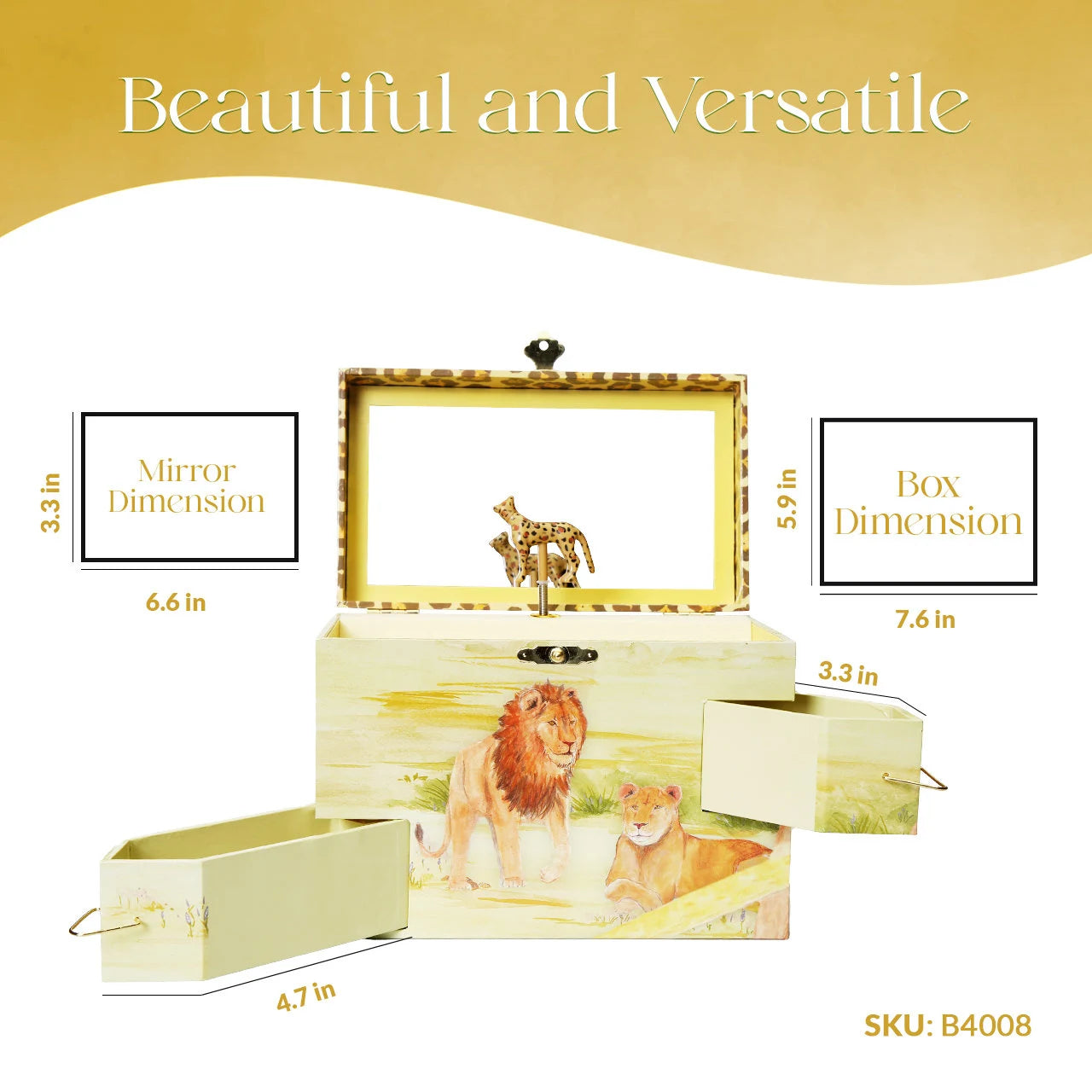 B4008 Leopard Melody Jewelry Box Enchantmints