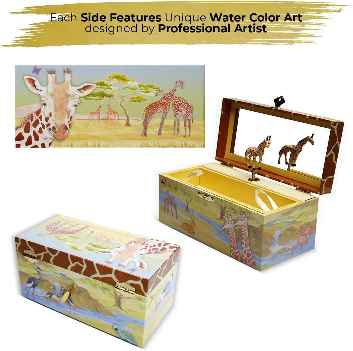 B4005 Giraffe Melody Jewelry Box Enchantmints