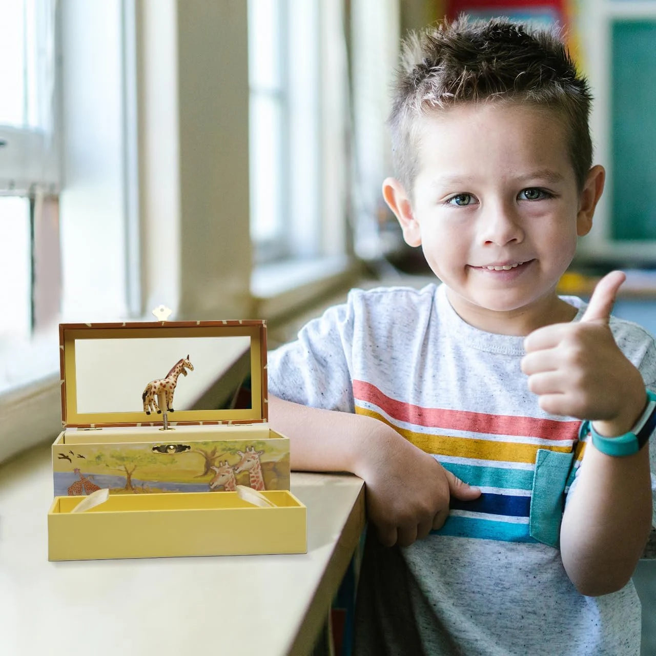 B4005 Giraffe Melody Jewelry Box Enchantmints