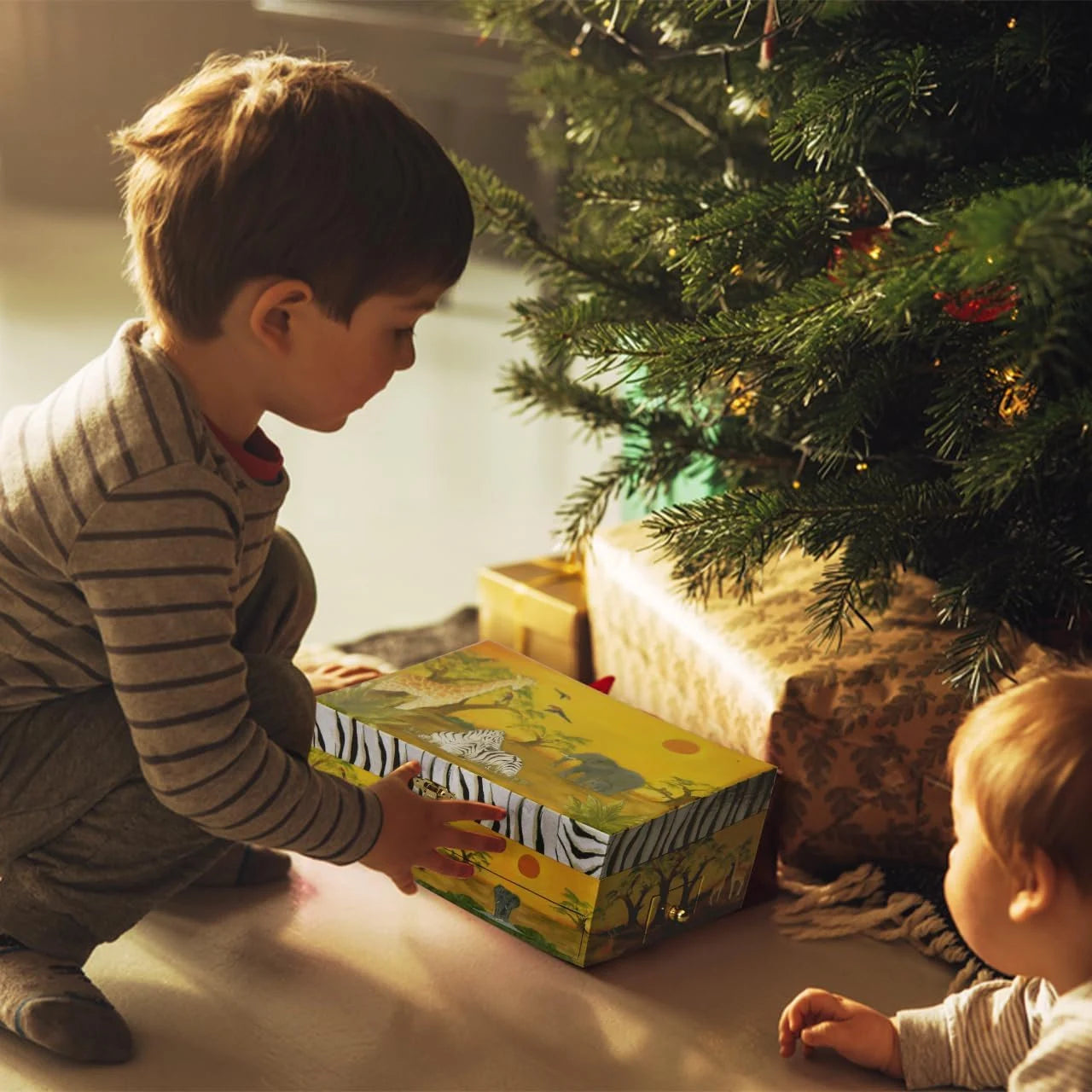 B4006 Zebra Melody Jewelry Box Enchantmints