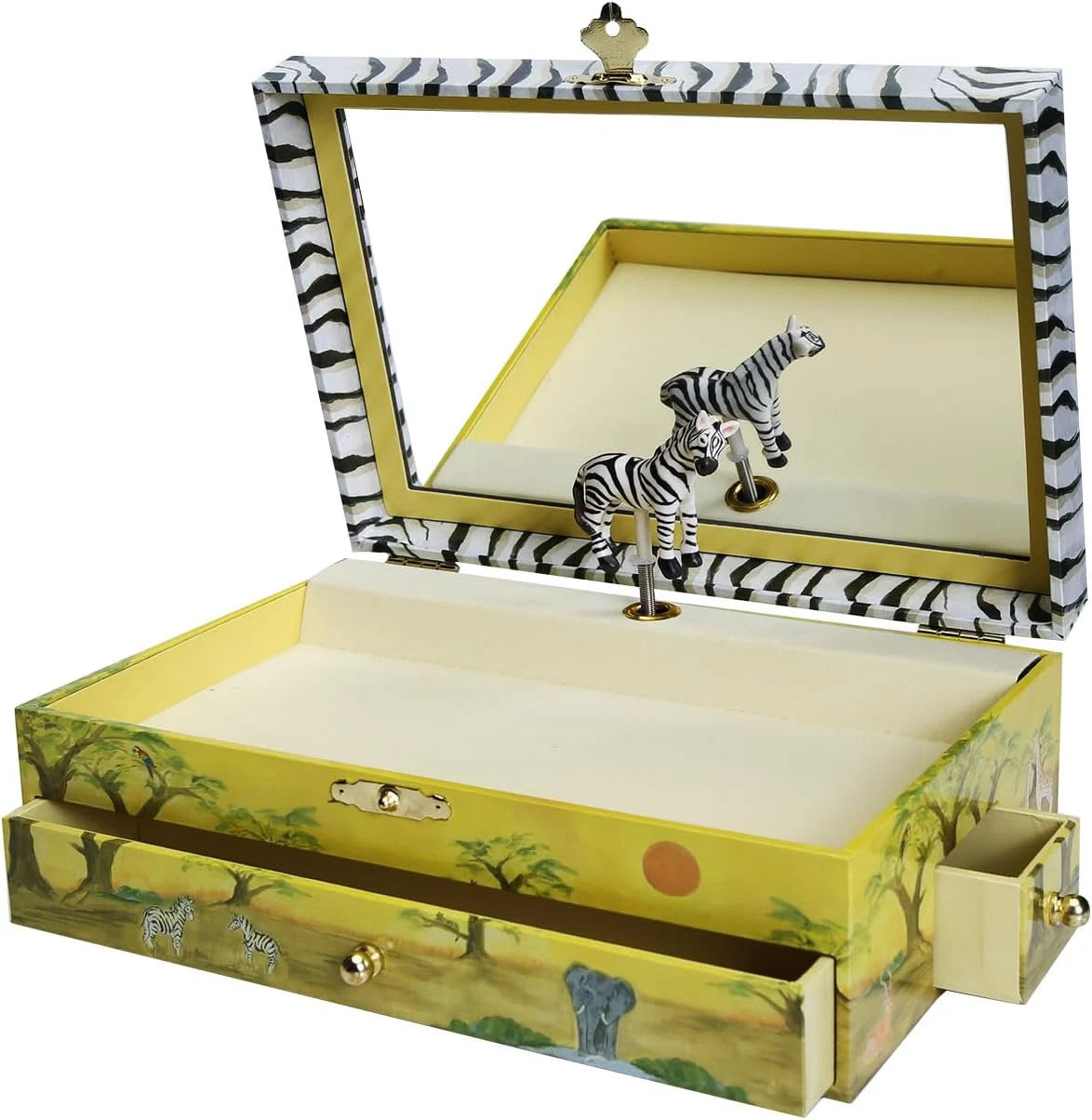 B4006 Zebra Melody Jewelry Box Enchantmints