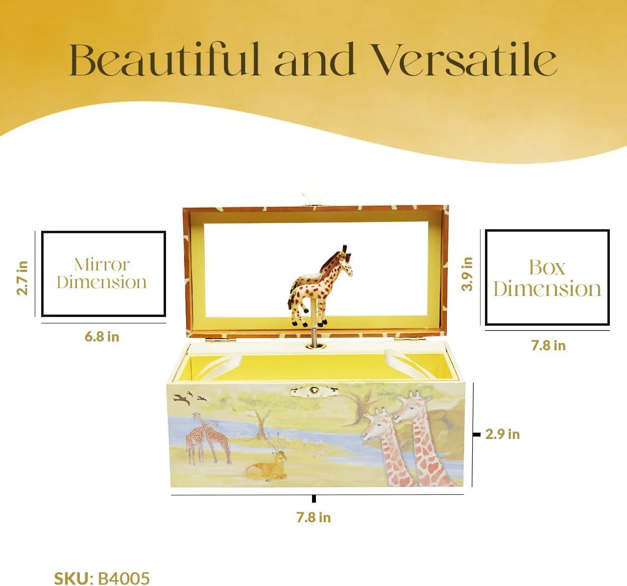 B4005 Giraffe Melody Jewelry Box Enchantmints