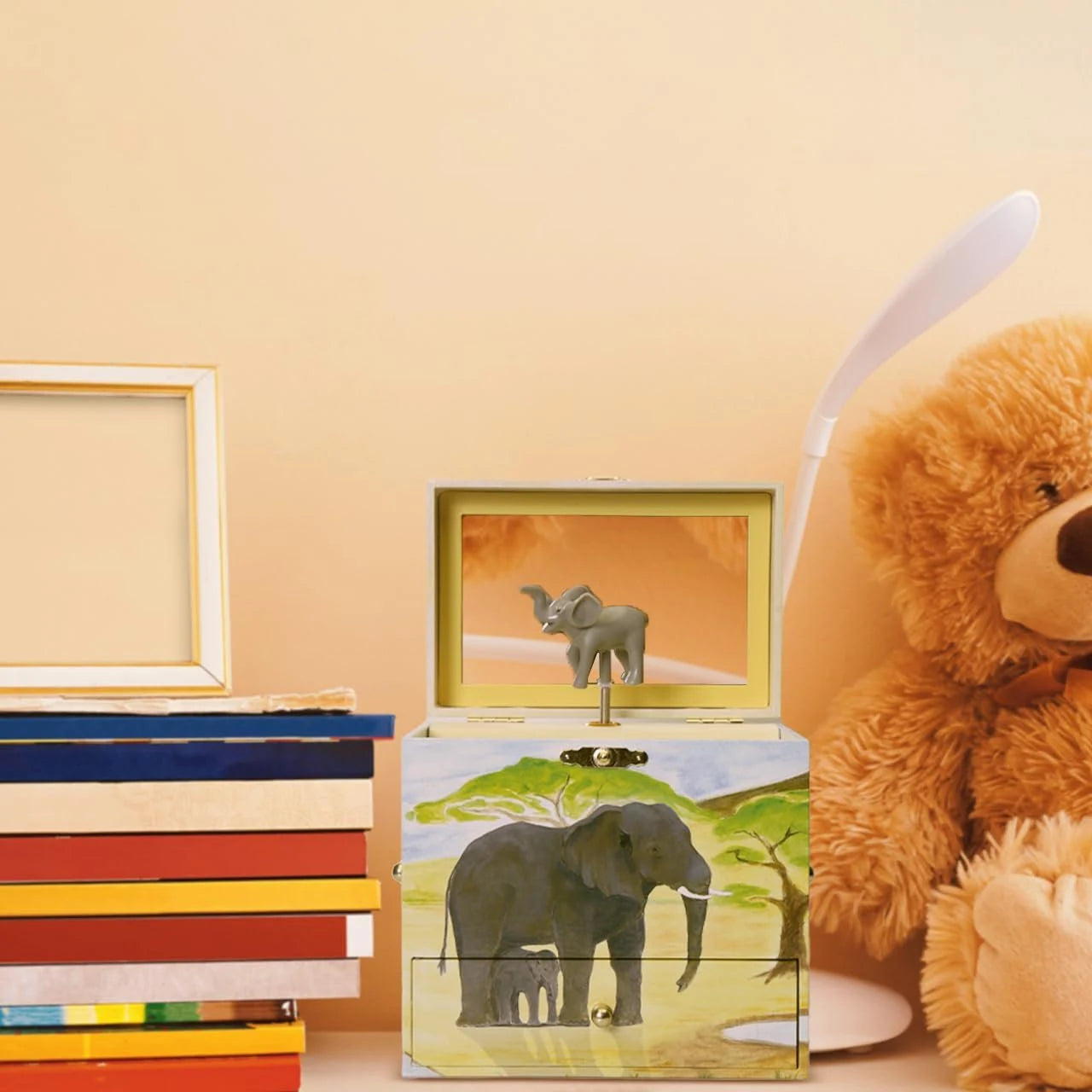 B4007 Elephant Musical Jewelry Box Enchantmints