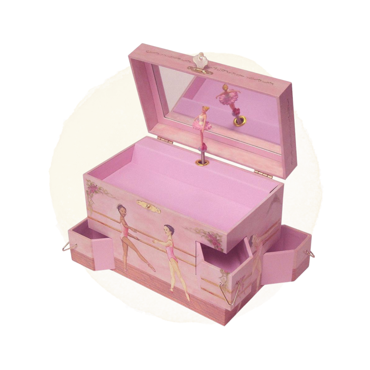 Ballet School Music Box open