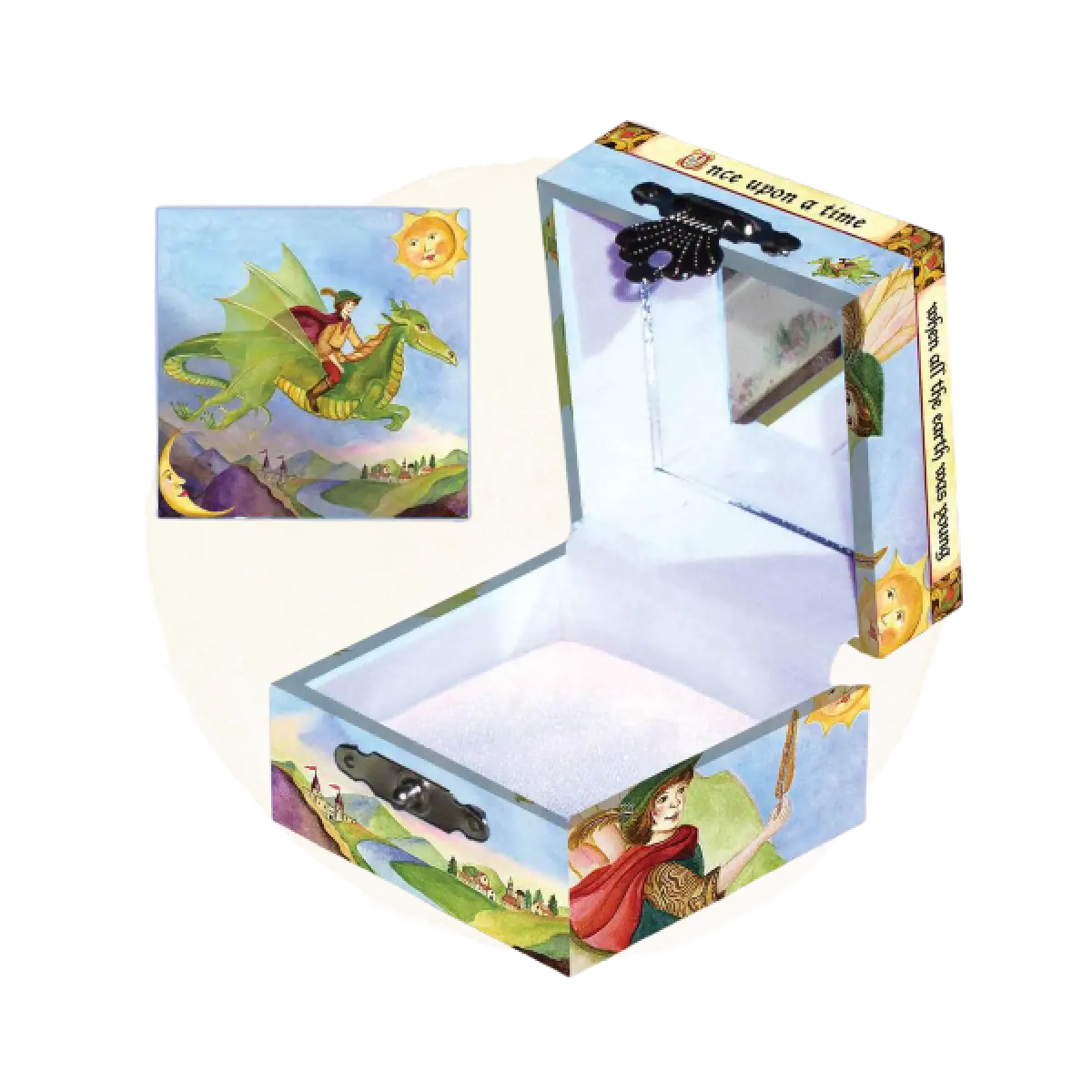 Dragon's World tiny treasure box open
