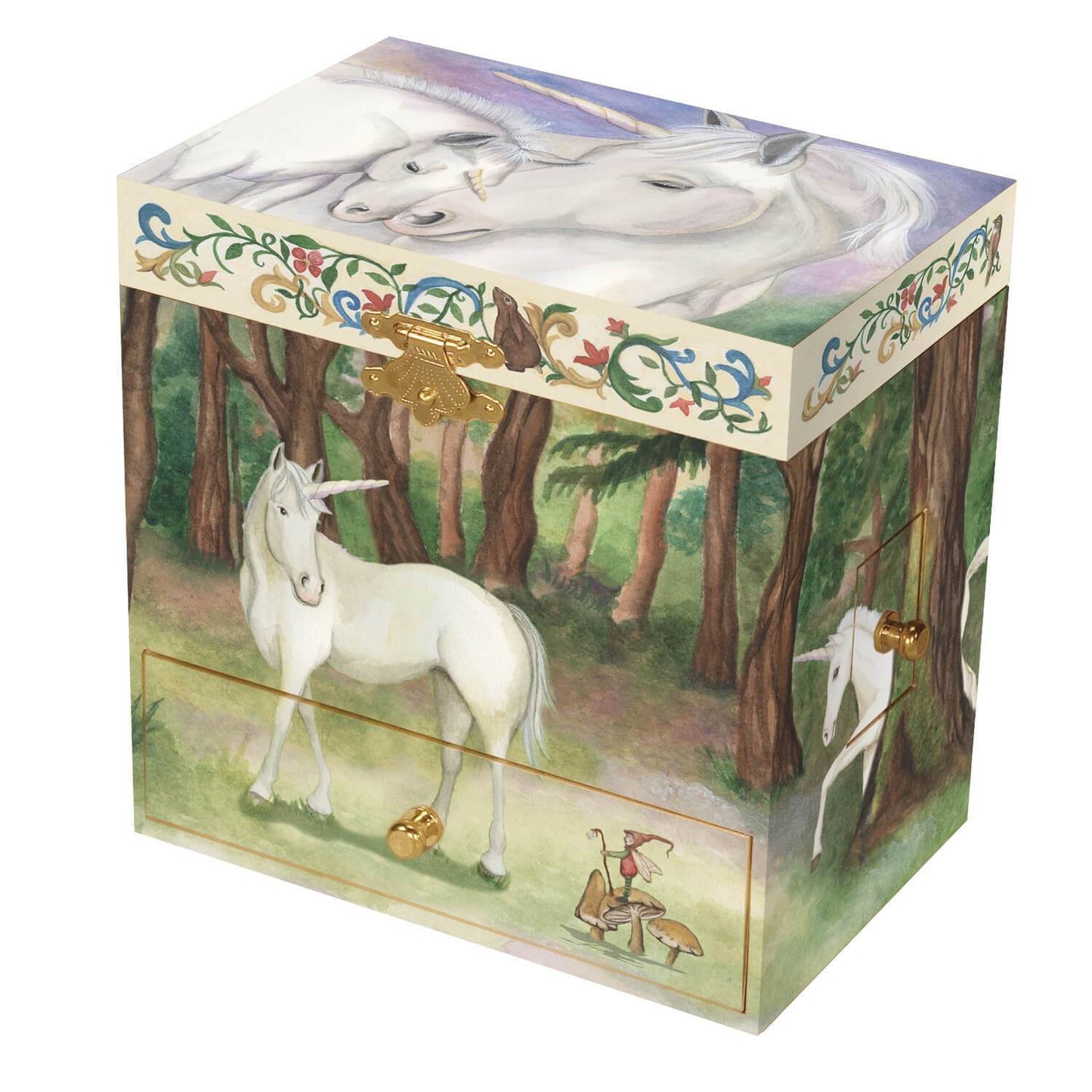 unicorn music box closed