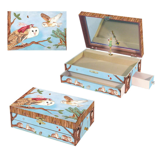 owl travellers music box collection