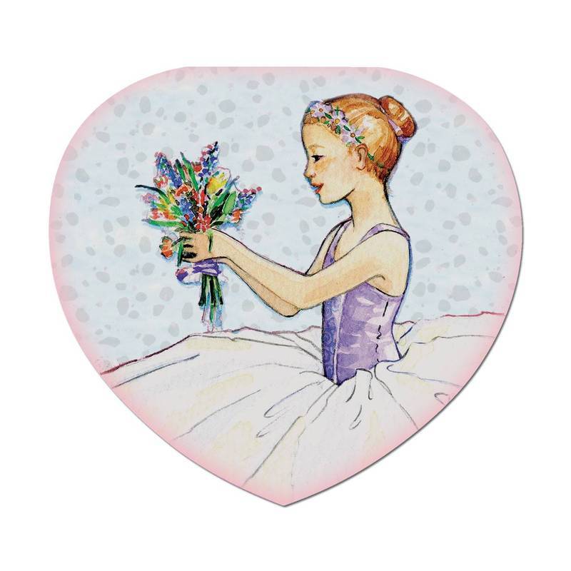 Ballet Heart Small Music Box top