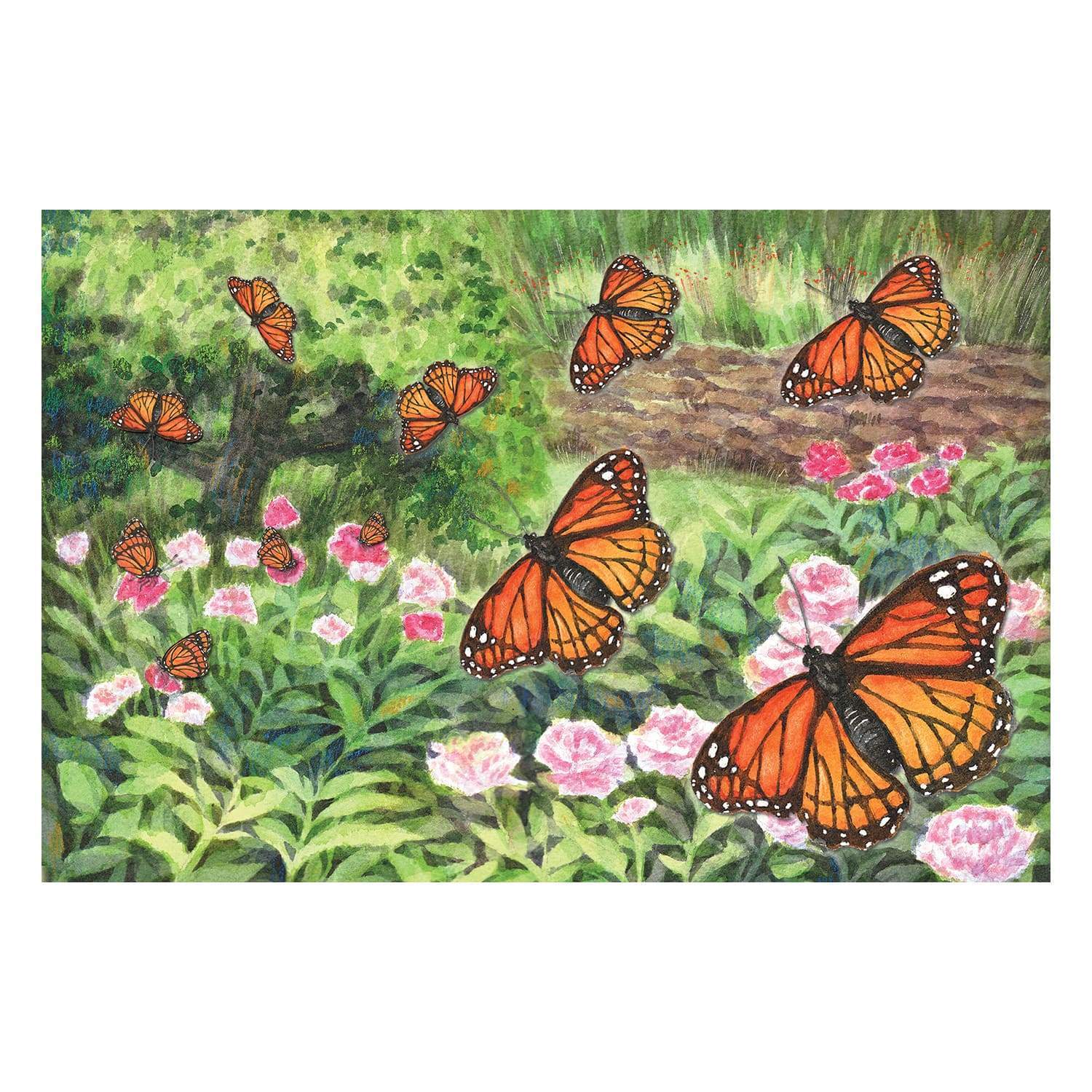 monarch butterflies music box top
