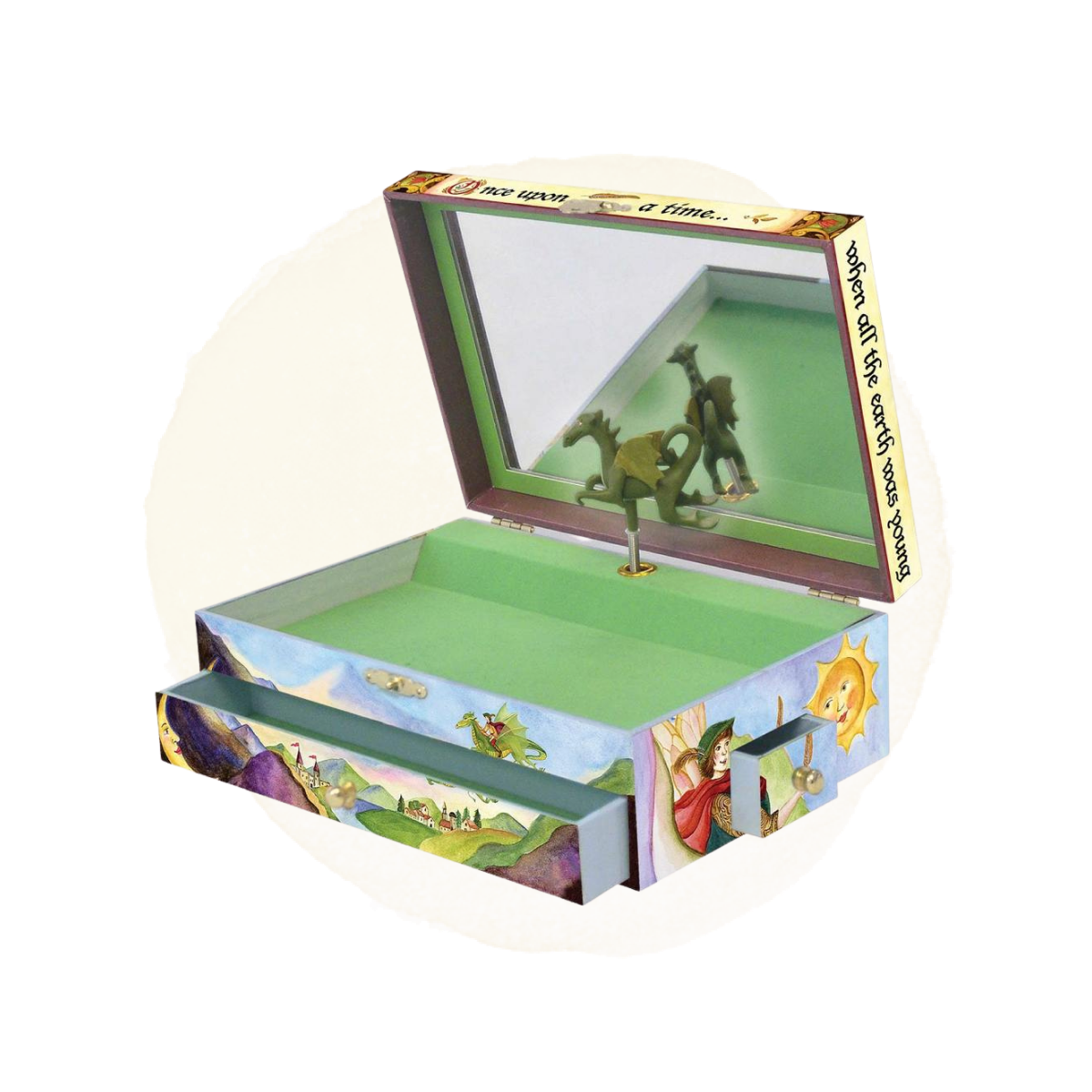 Dragon's World Music Box open