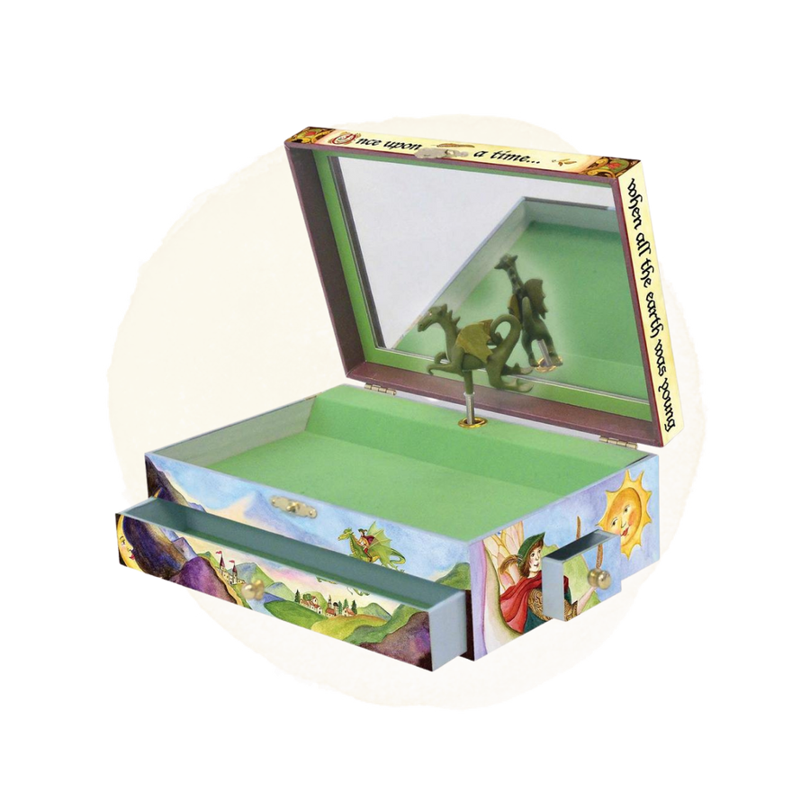 Dragon's World Music Box open