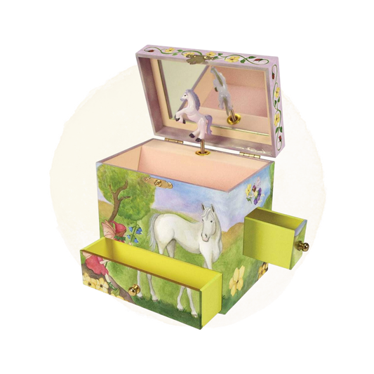Horse Fairy Music Box open