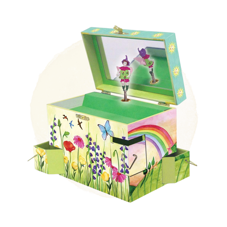 summer sunshine music box open