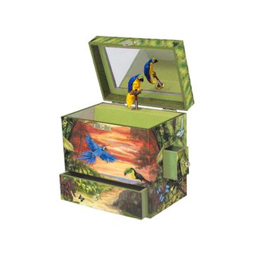 Fanciful Feathers Jewelry Box