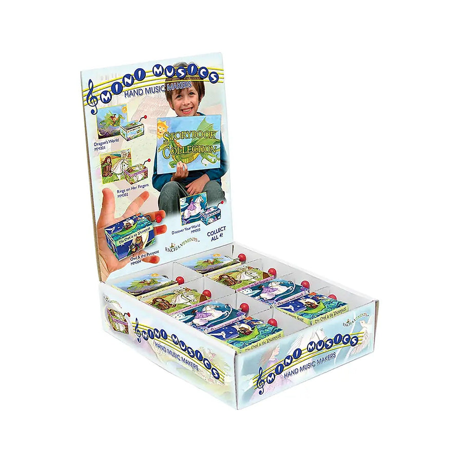 Storybook Mini Music Box 16-piece display