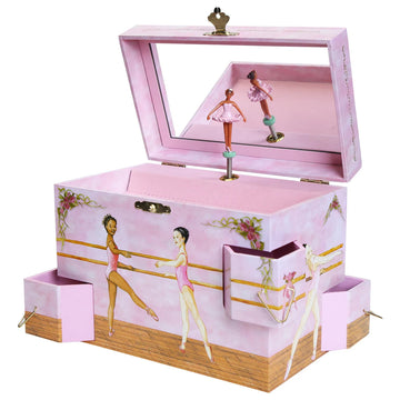 Ballet School Music Box (Black Ballerina)