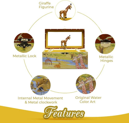 B4005 Giraffe Melody Jewelry Box Enchantmints