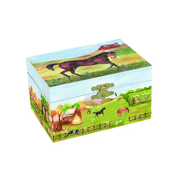 Country Horse Music Box