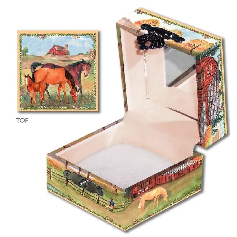 horse ranch tiny treasure box