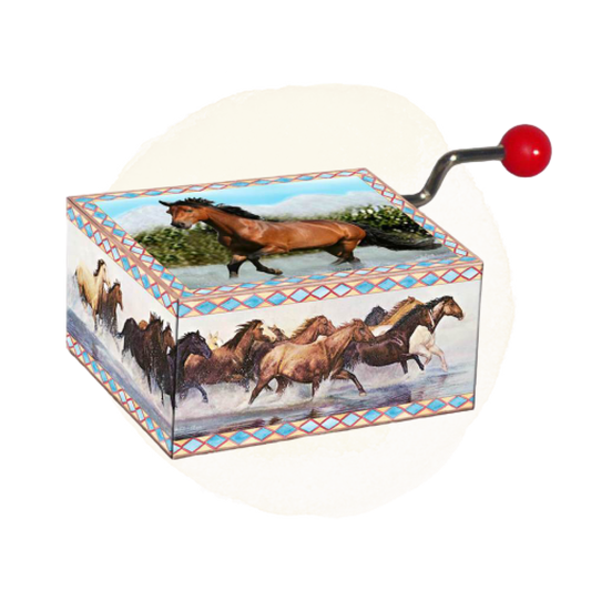 water run horse mini music