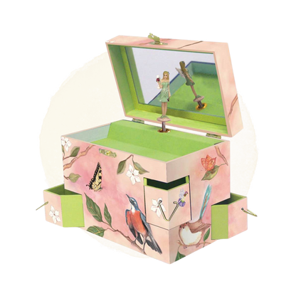 wings of a song music box open